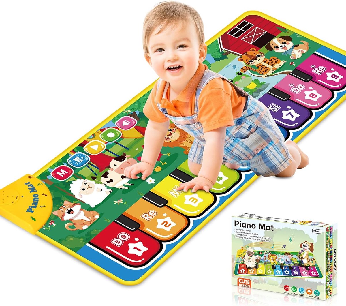 Baby Toys Dancing Coint, pianomuziek, speelgoed, oplichting theorie van kindermuziek, gesimuleerd pianospel, het beste voor kinderen