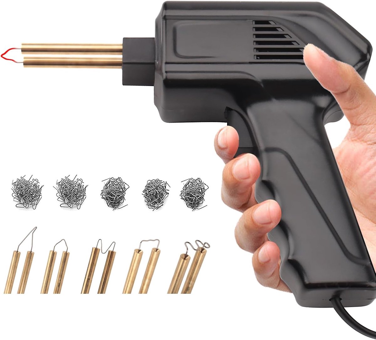 70 W Kunststof Lasmachine Hot Nietmachine Auto Bumper Reparatie Kit 5 Soorten Nietjes Lassen Reparatie Machine Pistool