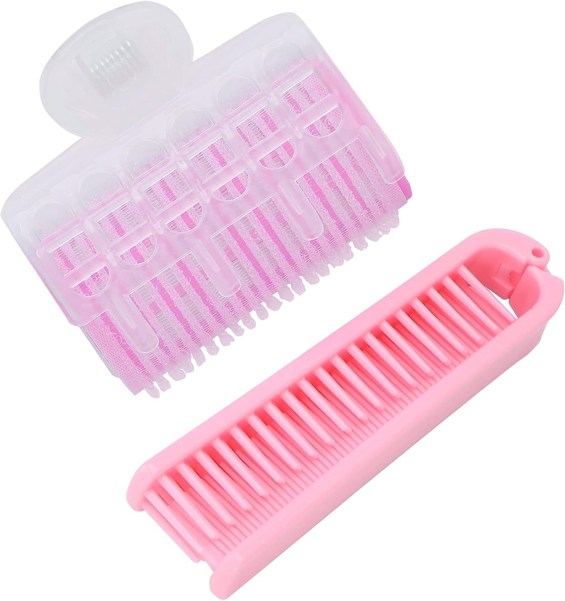Haar Krultang met Snap-on Rollers, Hittevrije Krulrollers en Zelfklevende Haarrollers voor Vrouwen, Perfect voor Haarstyling en Volume