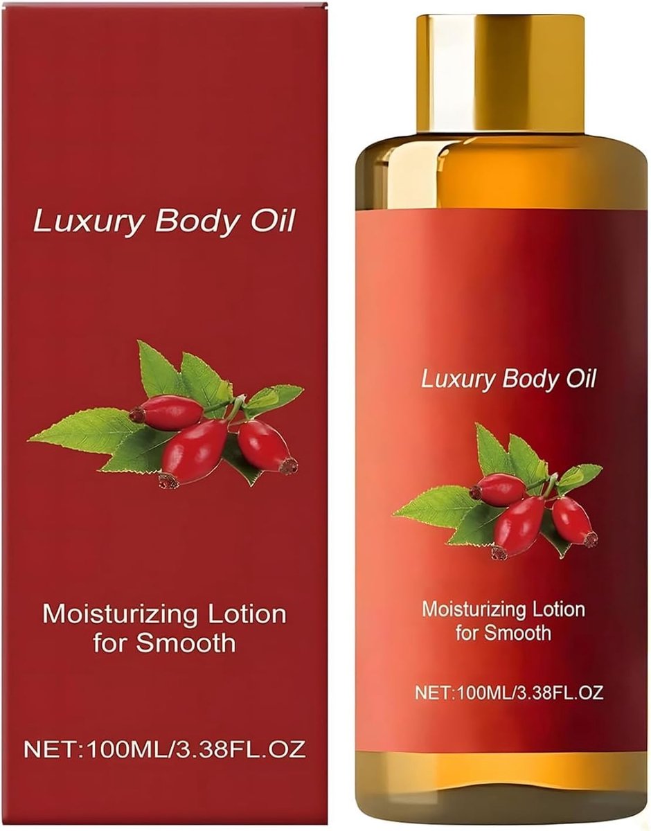 Body Oil, Luxe Verstevigende Lichaamsolie voor Strakke en Gladde Huid, Glow Remedy Oil Hydrateert en Voorkomt Rimpels, Geschikt voor Alle Huidtypes