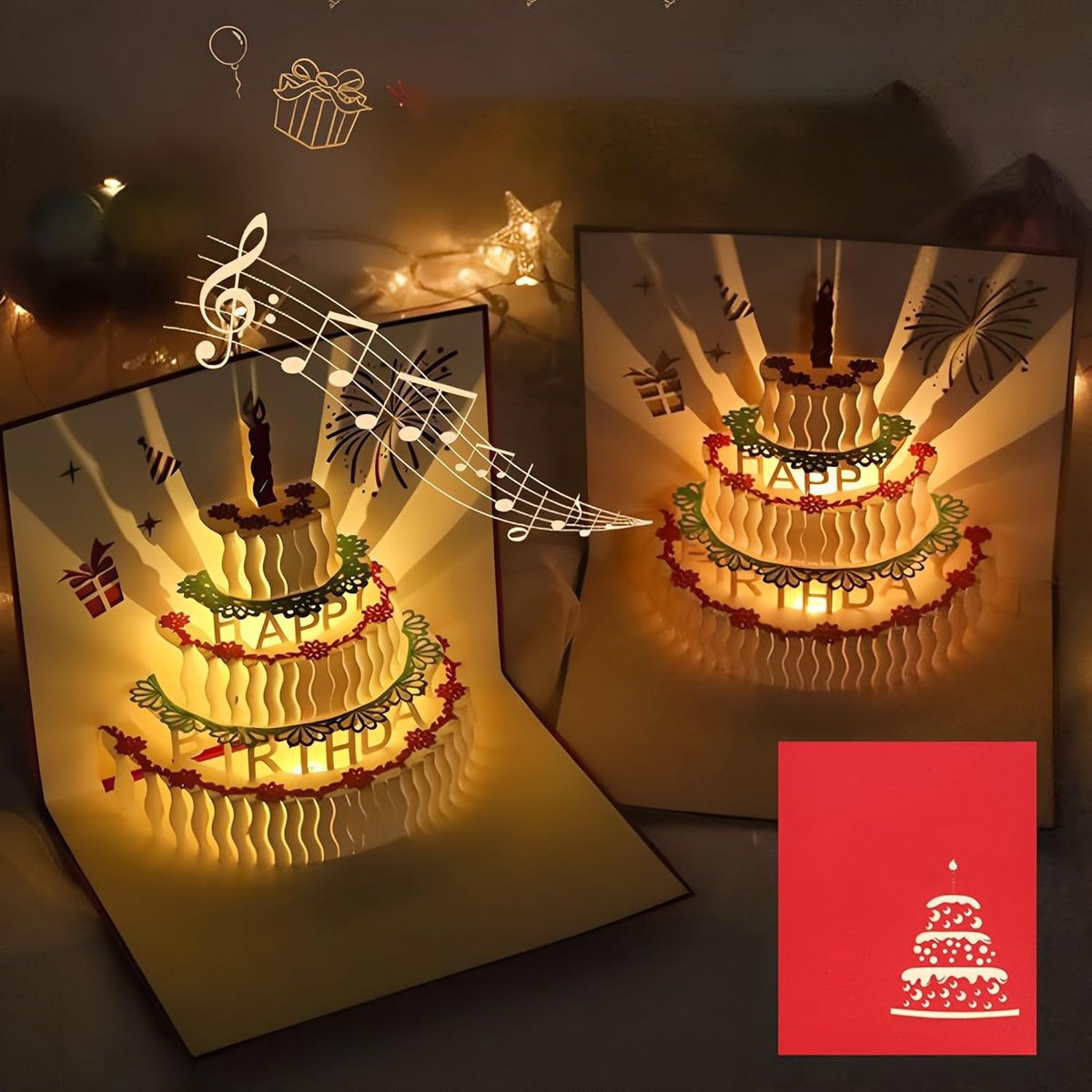 3D Pop Up wenskaart, verjaardagstaart, ontwerpen dames, heren en kinderen, echtgenoot, echtgenoot, echtgenote, echtgenote, enveloppen