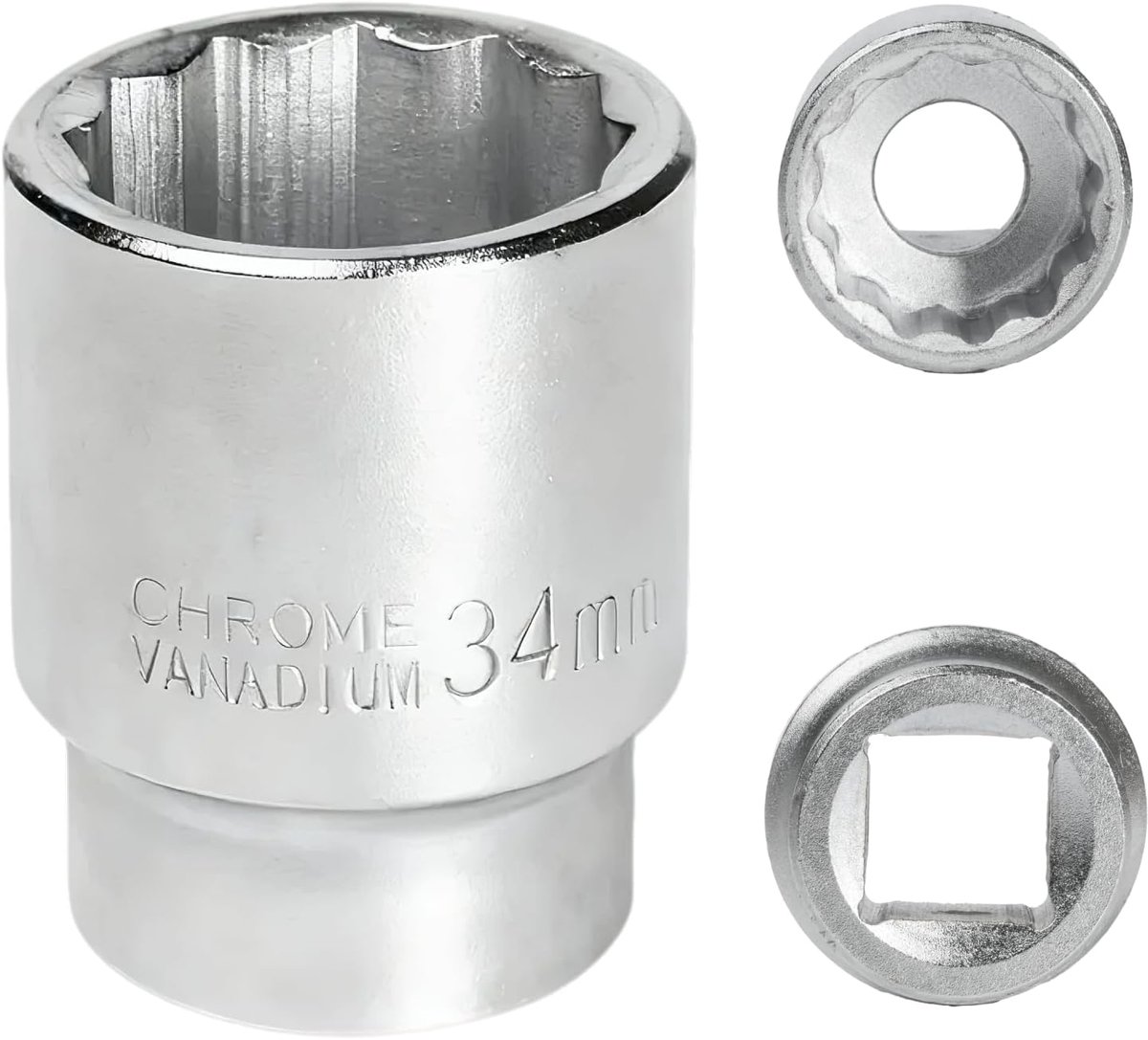 34 mm 3/4 inch 12-kant, dopsleutel 3/4 34 mm voor sleutel CR-MO(Whtie)