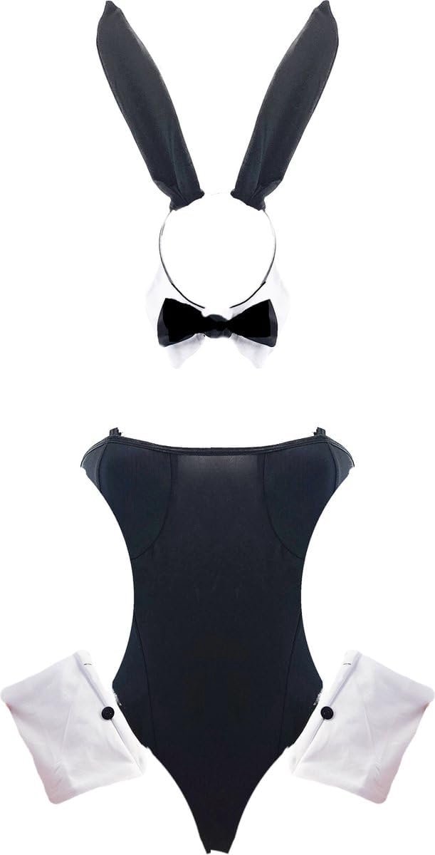 Cosplay Rollenspel kleding Sexy bunny met oren jumpsuit outfit dames konijn