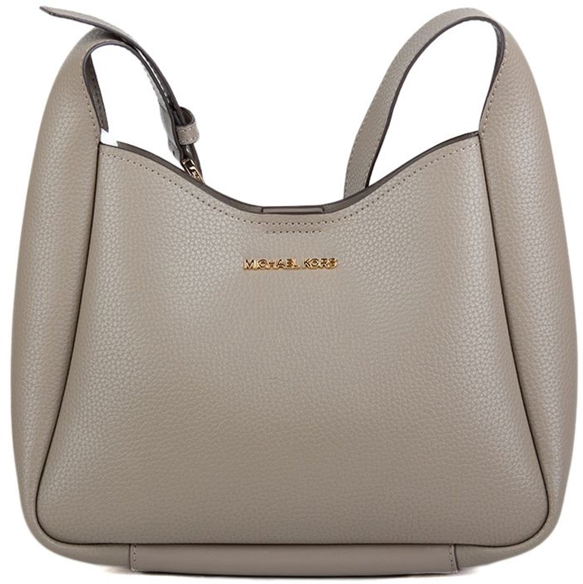 Birch Medium Pebbled Leather Messenger