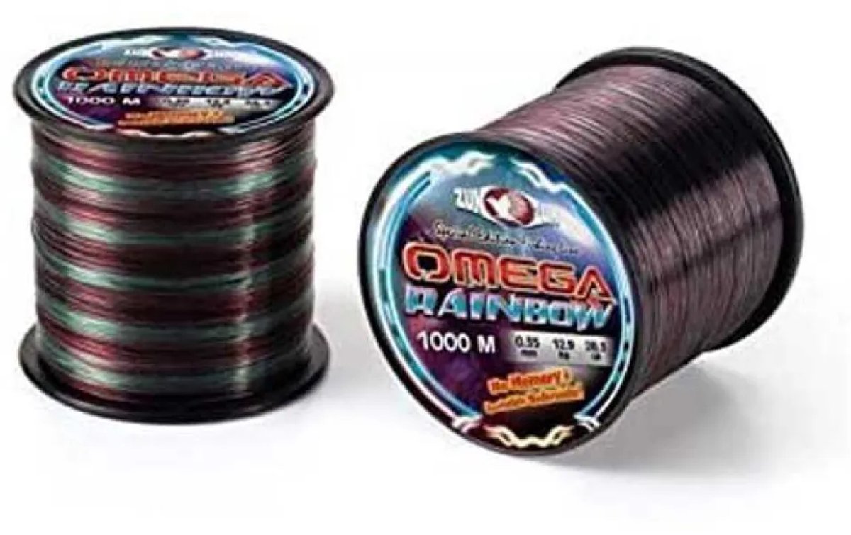 Zunzun Omega Rainbow Monofilament 1000 M Veelkleurig 0.400 mm
