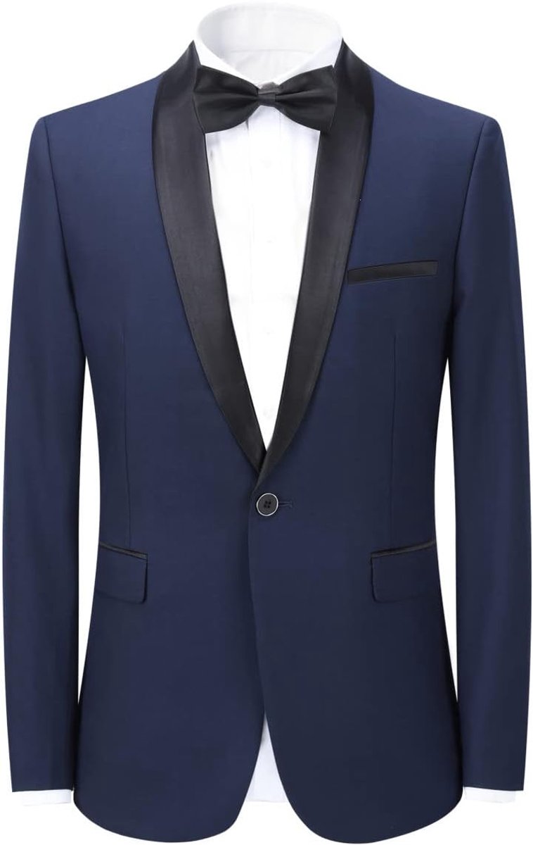Tuxedo Een stuk omslagdoek voor heren, slim fit, elegant, klassiek, zakelijke bijeenkomst, bruiloft, bal, dagelijks gebruik