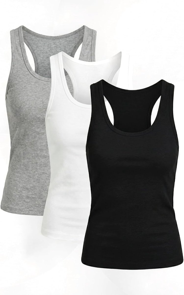 Set van 3 bandeau-tops voor dames, elastische basic tube-tops voor dagelijks gebruik, nauwsluitende buistop met stretch, comfortabele top om te combineren en als ondergoed