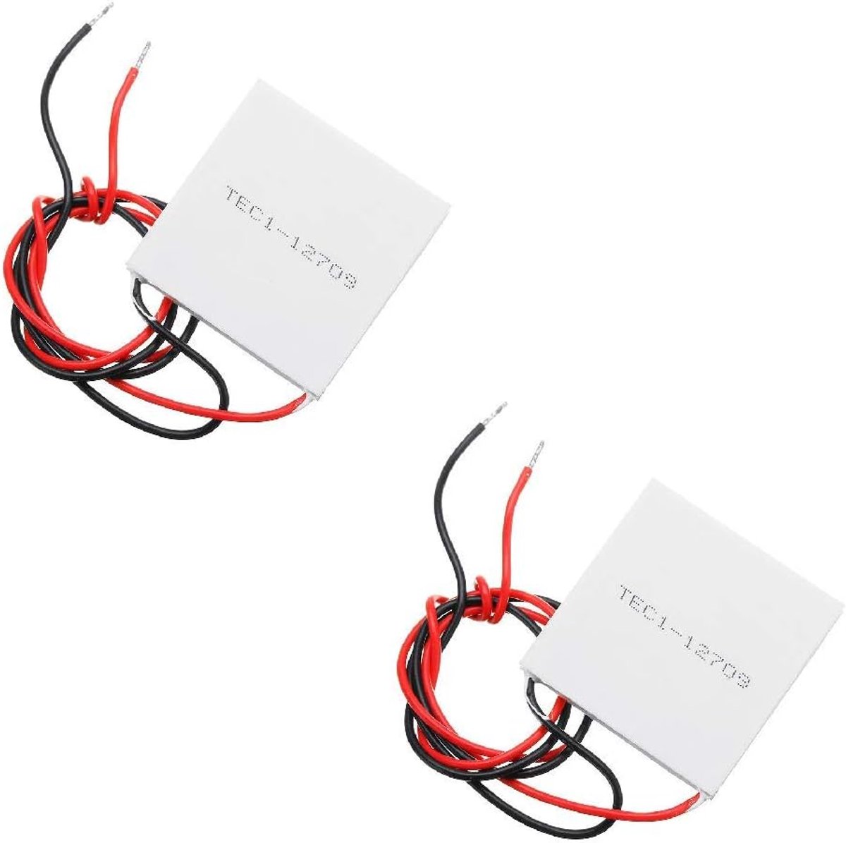 2 stks TEC1-12709 40x40MM Thermo-elektrische Koeler Peltier Koelplaat