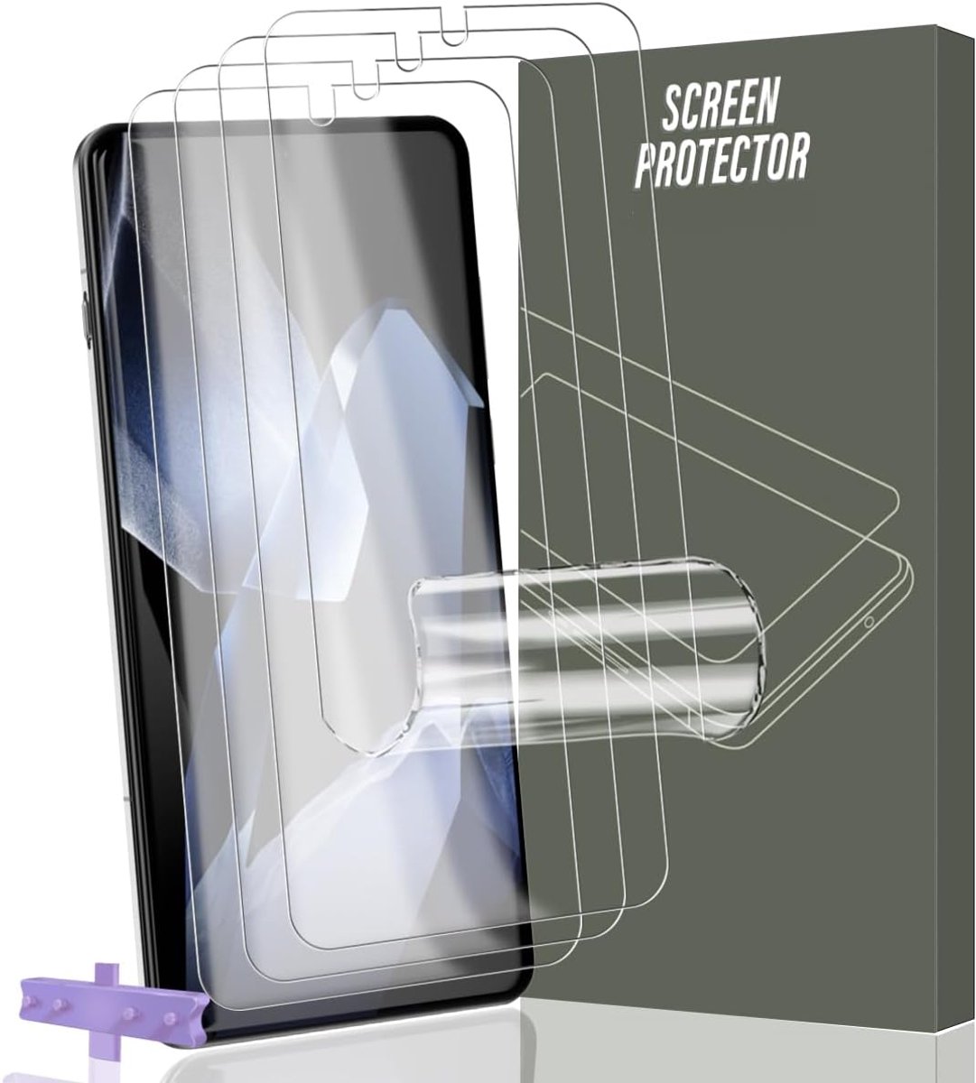 4 stuks displaybeschermfolie voor OnePlus 13 [geen glas], HD transparante TPU-folie, 3D volledige afdekking, eenvoudige installatie, displaybeschermfolie voor OnePlus 13