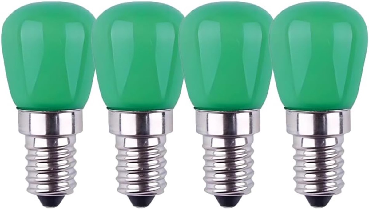 Groene LED-Gloeilamp - 3W, 25W Vervanging - Decoratieve Sfeerverlichting Voor Halloween, Kerstmis - 4 Stuks