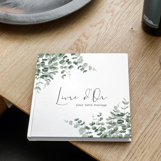 Gastenboek voor bruiloft, met vragen om in te vullen (Frans, 88 dubbele pagina's), hoogwaardig bruiloftsgastenboek voor onvergetelijke herinneringen — afbeelding 5