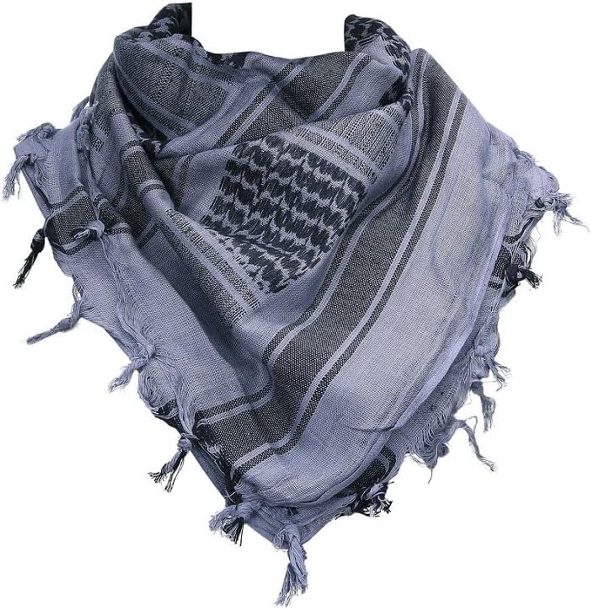 Shemagh-sjaal, Arabisch militair, tactische woestijnsjaal, Pali-doek, 110 x 110 cm, 100% katoen, voor mannen en vrouwen
