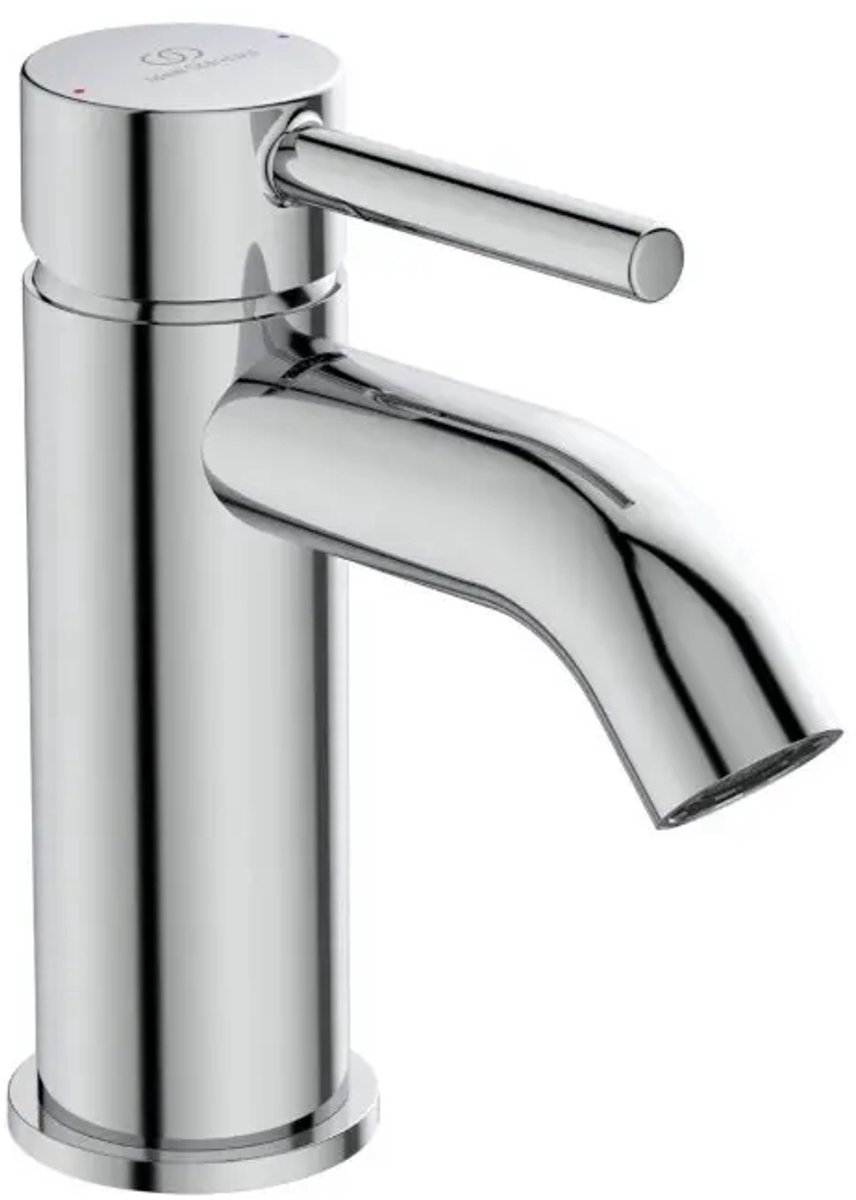 Ideal Standard CeraLine - Wastafelkraan met afvoerplug Push-Open, chroom BC186AA