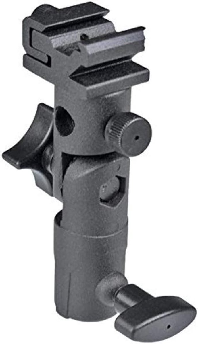 Ayex Flits- en parapluhouder met spigotaansluiting kantelbare universele houder voor flitsers en reflecterende schermen GP-30