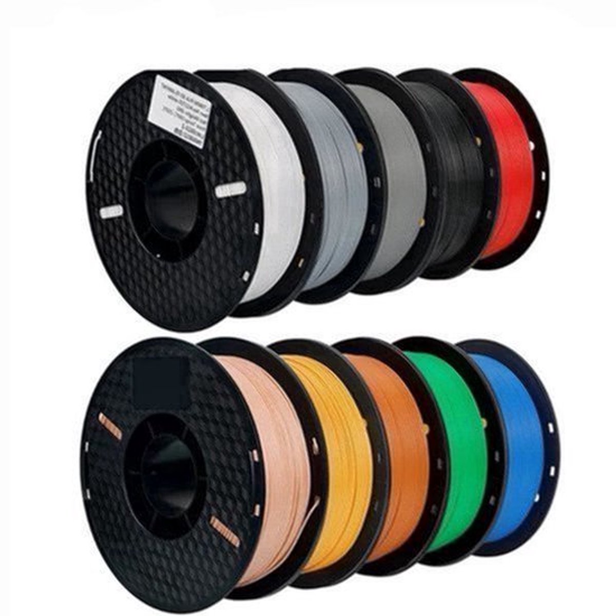 3D Printer Filament - PLA Filament - 10KG - 10st - 1.75mm Dimensionale Nauwkeurigheid - voor de Meeste FDM Printers - Multicolor