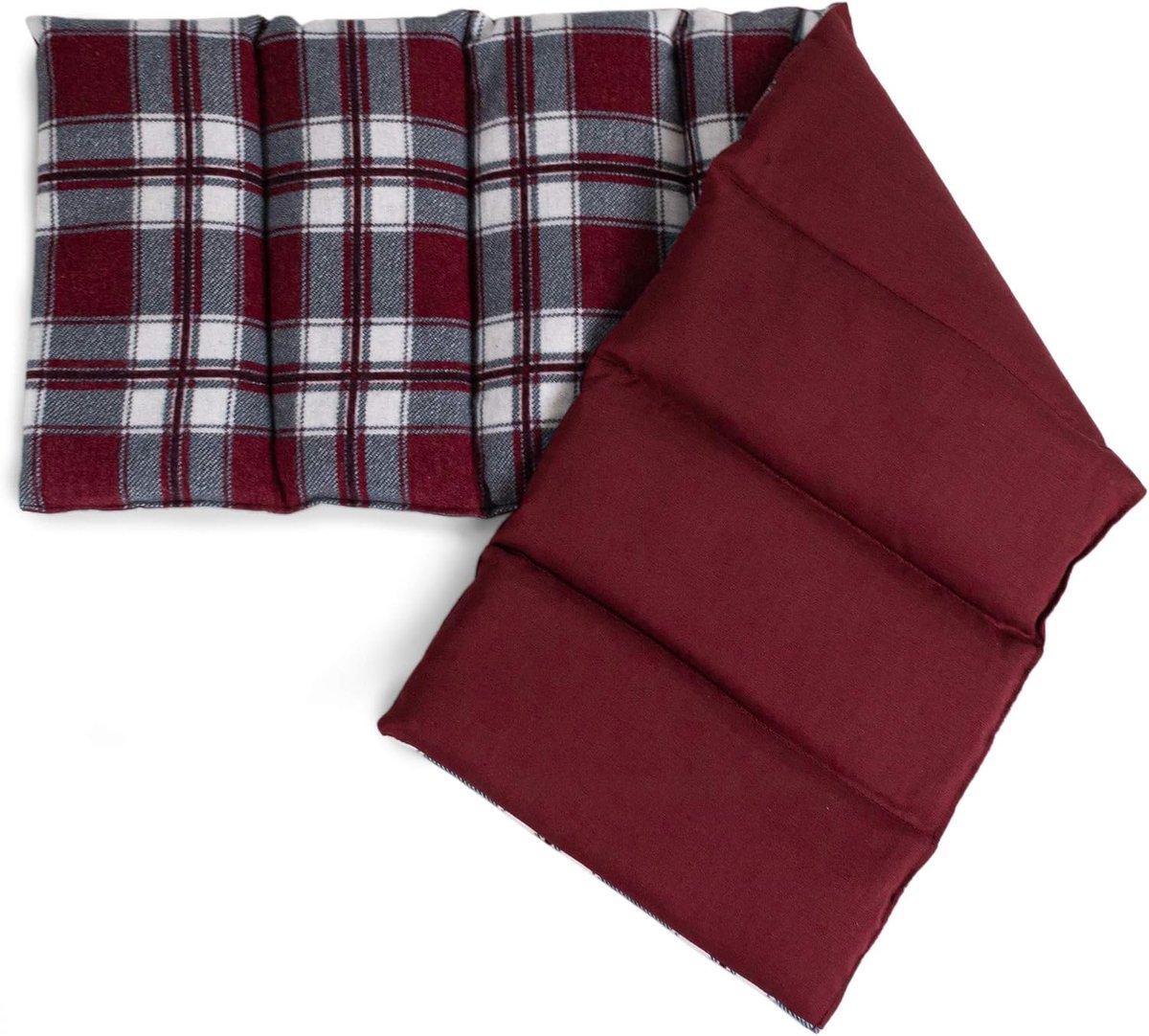 8 kamers 75x20 cm, Flanell karo-rot druivenpitkussen