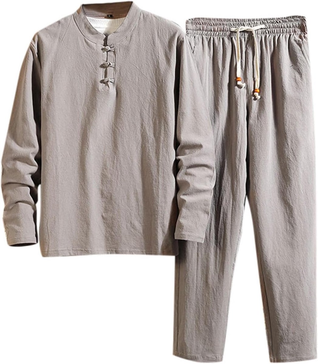 Tang kostuum voor heren, grote maat, tweedelige set, casual, modieuze kwaliteit