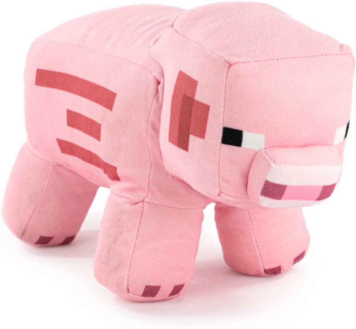 Pluche Minecraft videospelfiguren - Enderman, lama, ozelot, varken, Steve, Alex, Creeper, Wolf - maten afhankelijk van het model - Super Soft kwaliteit (varken)