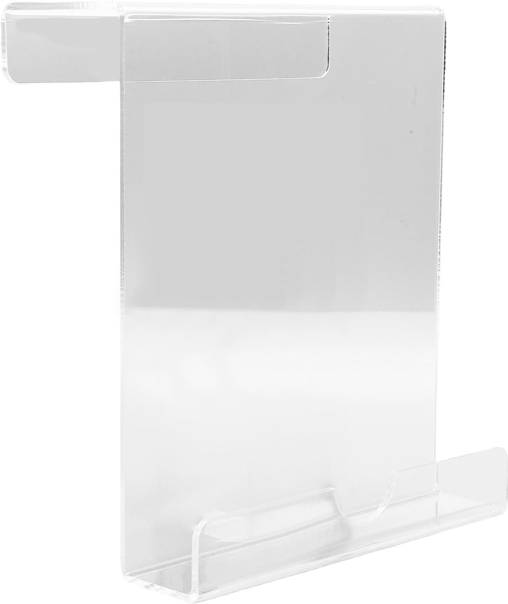Boekenhouder, loopband tablethouder, hometrainer, leesstandaard, transparante acrylstandaard voor ellipsentrainer, traptreden (wit)