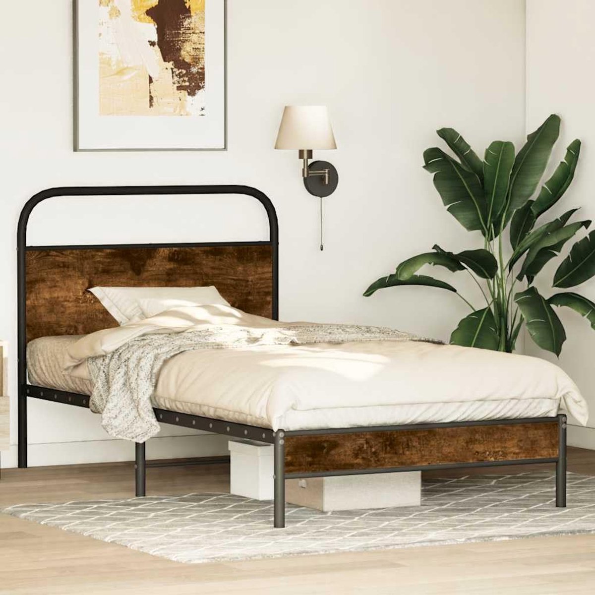Frame klassiek design Gerookt eiken 107x203 cm