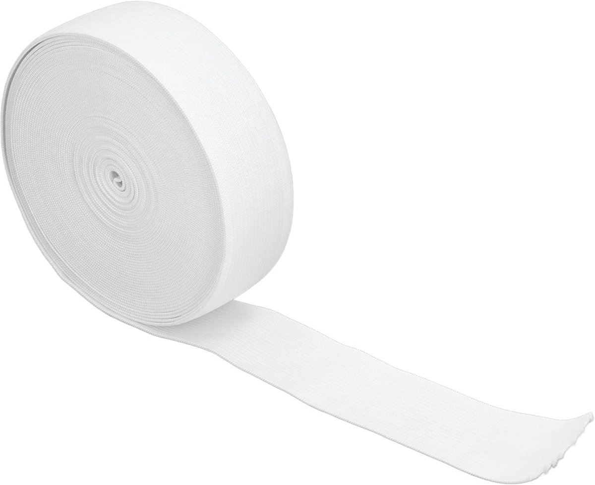 Elastische Band, 3.5cm Breedte Zware Stretch Hoge Elasticiteit Brei Elastische Band voor het Naaien van Tailleband
