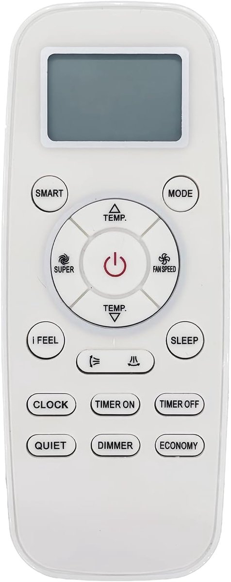 Vervangende afstandsbediening voor Hisense Airconditioner DG11L103 DG11L1-01 DG11L1-04