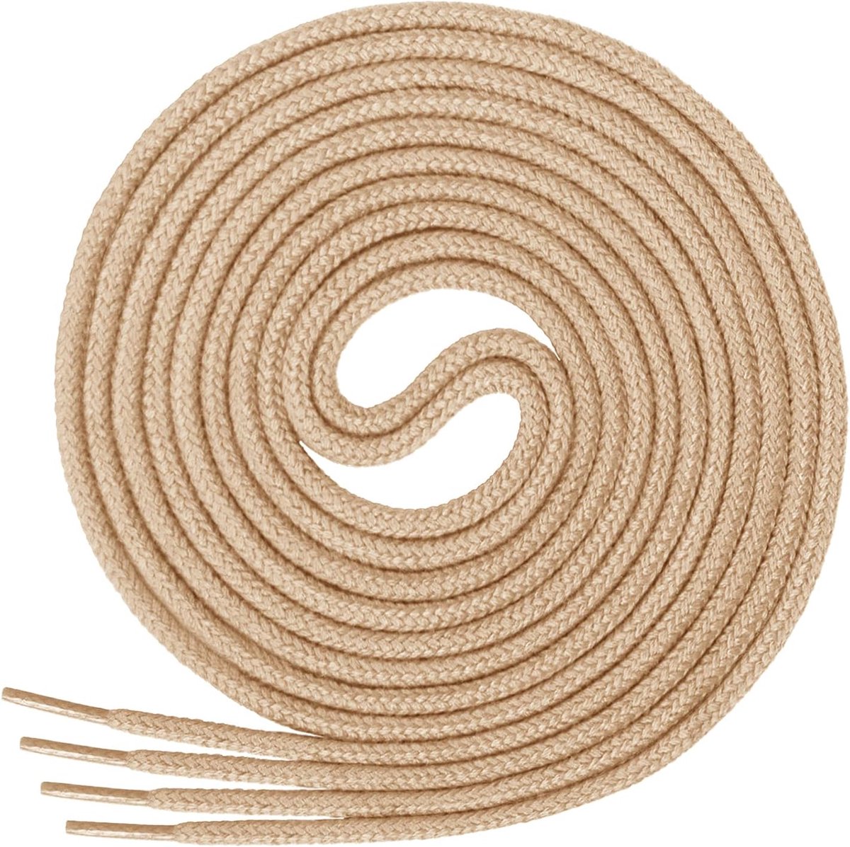 Ficchiano ronde veters, ronde veters van 100% katoen, scheurbestendig, ø 3-4 mm, lengtes 45-200 cm