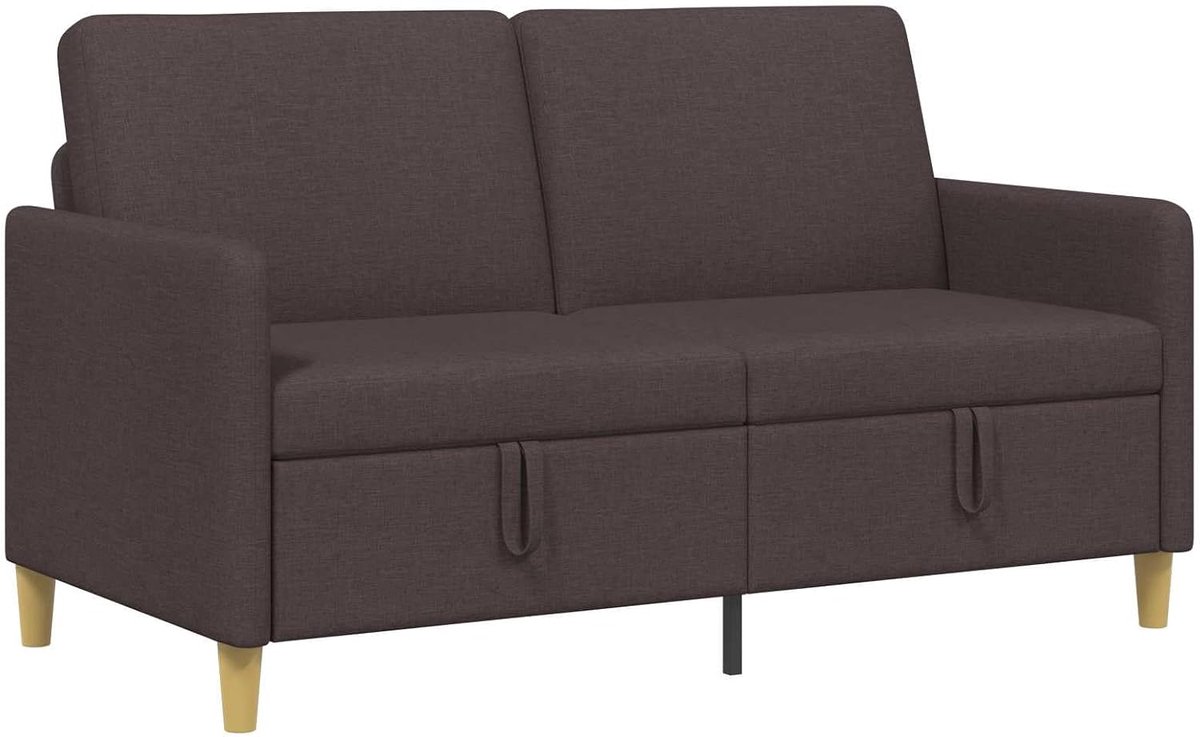 Bank met opbergruimte, bruin, 152 x 78 x 87 cm