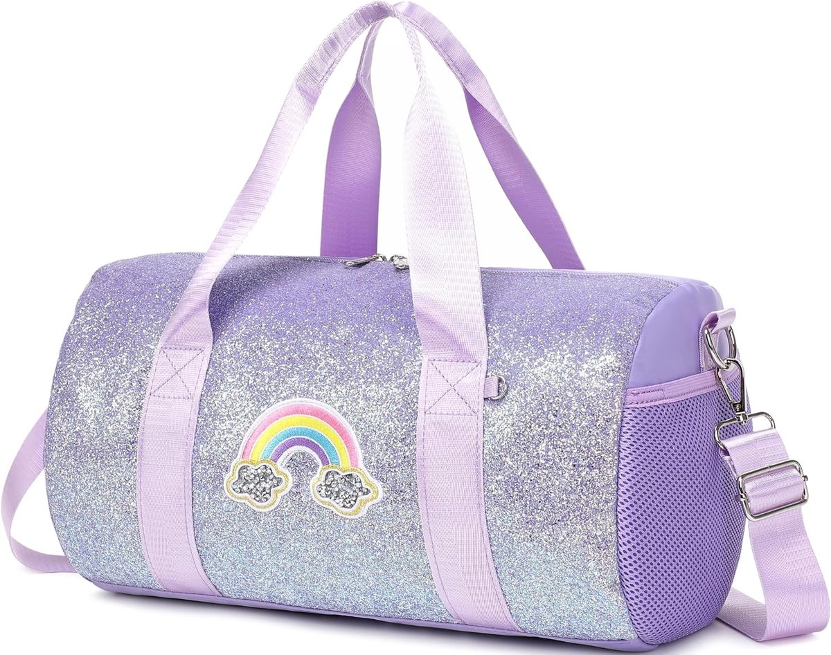 Tas Meisjes Gym Kleine Pool Tas, Paars, 14'L*8.26'H*8.26'W, Kinderkoffer