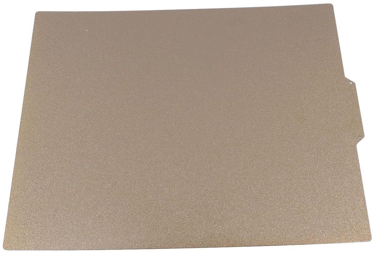 Printbed dubbelzijdig 350 x 350 mm - flexibele constructiebord - PEI-coating - sterke hechting