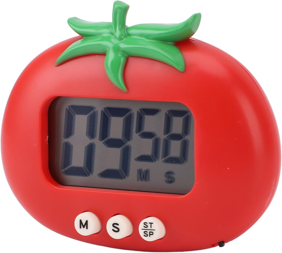 Keuken timer - digitaal - met magnetische steun - voor koken en studeren