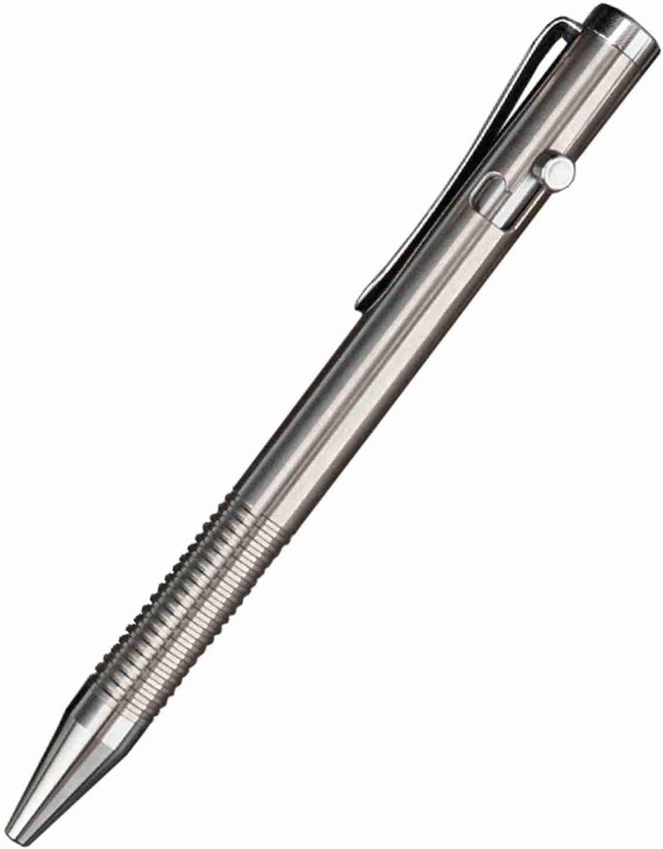 Legering Balpen, Legering Bout Actie Pen, Metalen Pen, Zak Business Collectie, Intrekbare Balpen, Blauw/Zilver, 12,2 cm, 21 gr, 1 Stuk