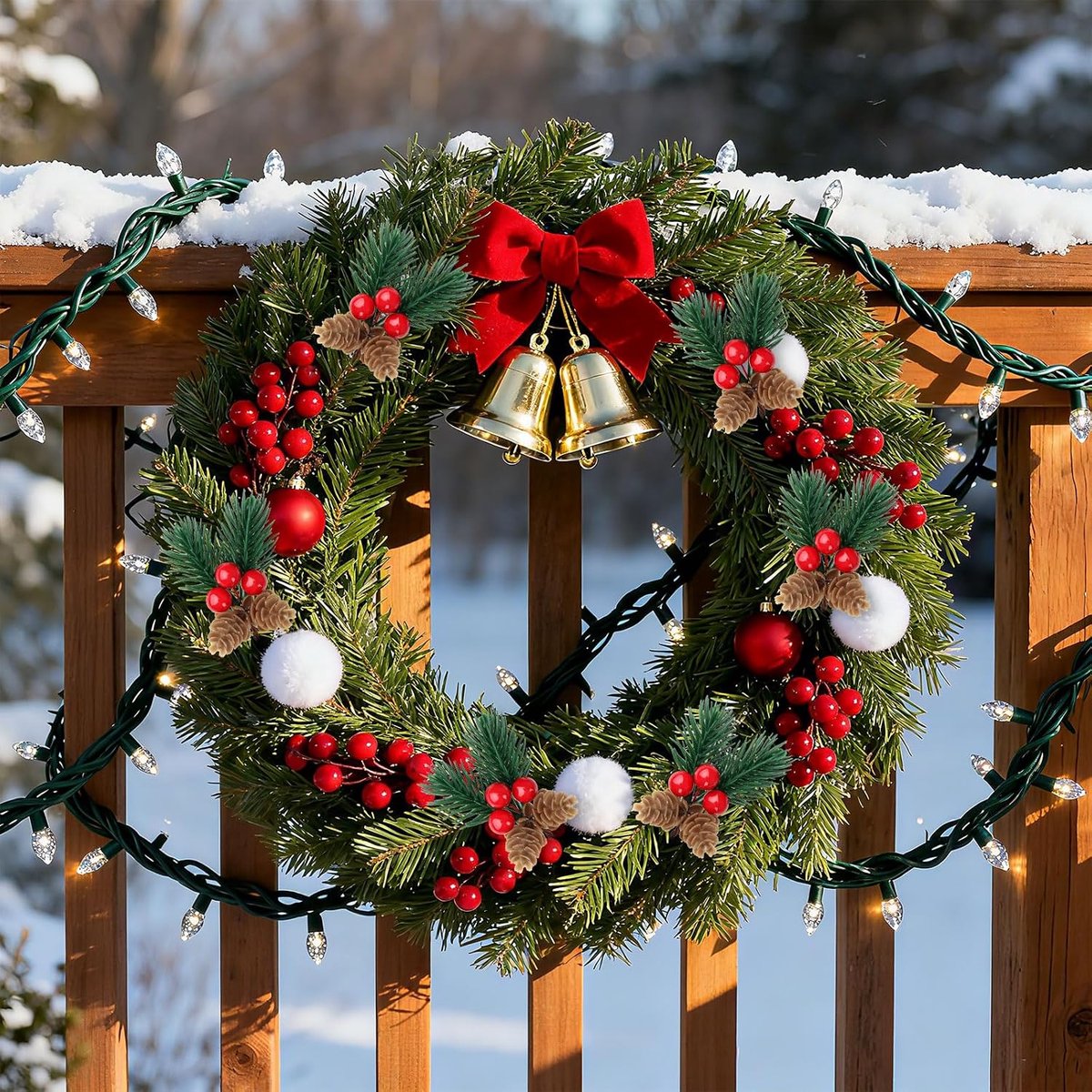 30 Stuks Kersttak Bessen - Tak met Hulst - Hulstbessen - Kersttakken - Diy Dennentakken Kerstdecoratie - Met Bessen en Dennenappels - Kerst Decoraties - Versieren Van Kerstkrans/Stukjes – foto 3