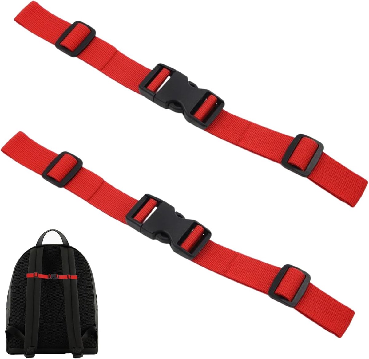 2 stuks verstelbare borstriem, rugzak met borstriem, kinderrugzakriem, borstriem, antislip, duurzame accessoires, schoolrugzak, reizen, buiten
