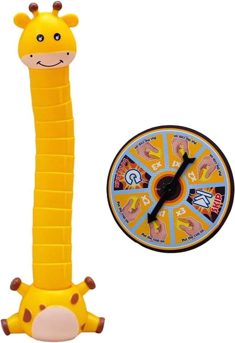 Stapelspel Set Interactief Educatief Giraffe Voor Kinderen | Dieren Stapelbekertjes Voor School Kleuterschool Peuterspeelzaal Thuis Feestje Vrije Tijd Gezinsactiviteiten