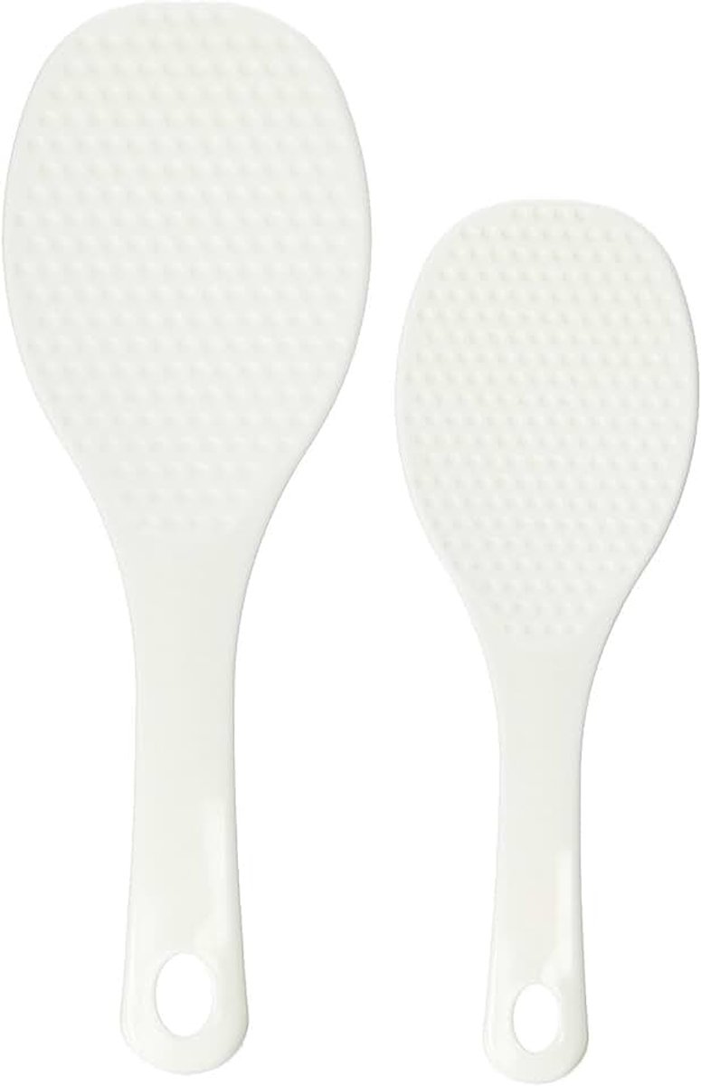 Rijstlepel, Wit 2 PACK