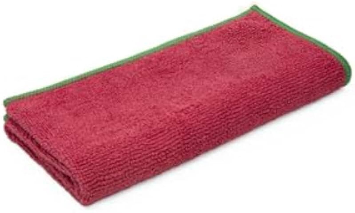Microvezeldoek - 40 x 40 cm - ROOD, pak 10 stuks