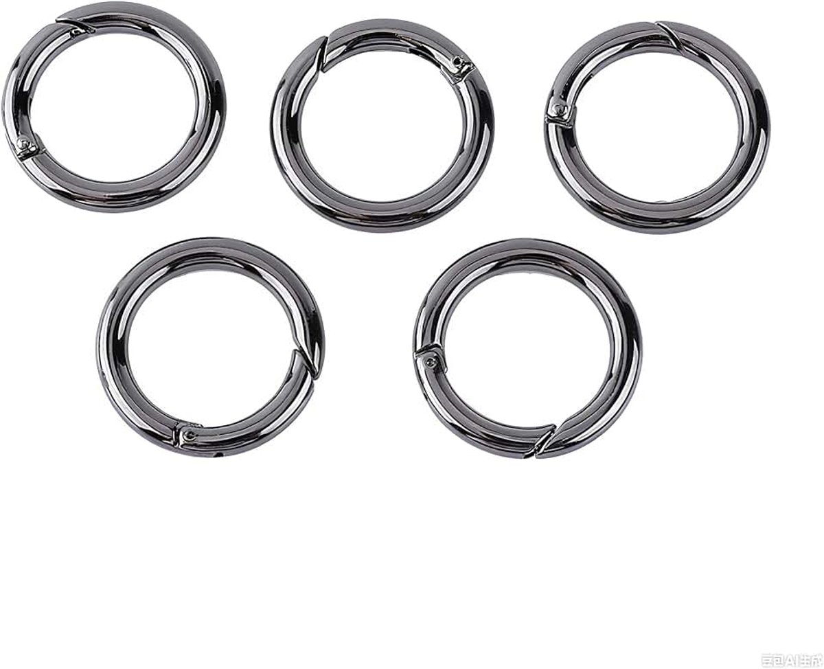 Karabijnhaak, Spring Snap Hook Sleutelhanger, Lichtgewicht & Duurzaam voor Rugzak Purse Sleutels