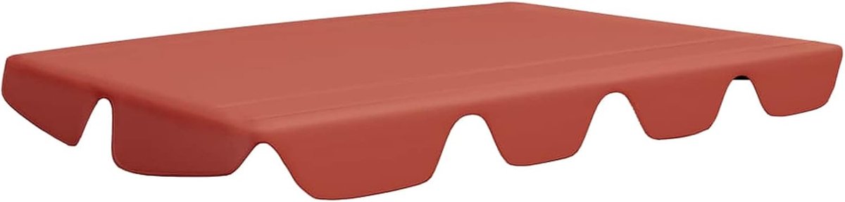 Vervangend dak voor schommelbank, 210 x 146 cm, terracotta, dak voor schommelbank tussen 150/130 x 70/105 cm, voor buiten
