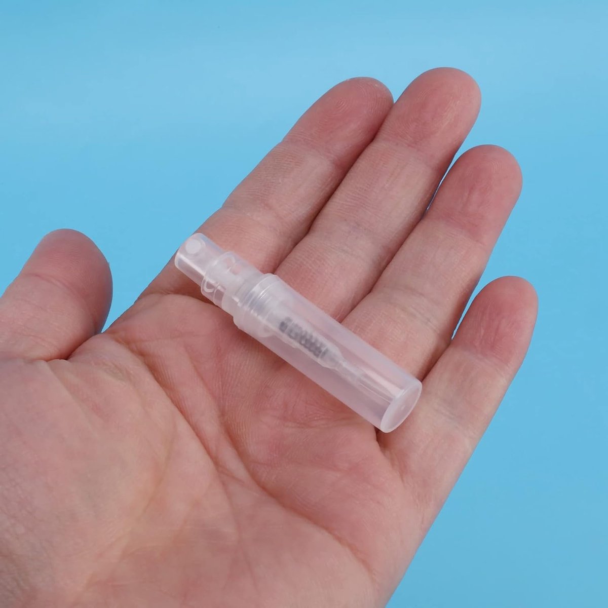 200 stuks/partij 2 ml transparante kunststof spuitfles kleine cosmetische verpakking verstuiver parfumflessen verstuiver vloeistof houder