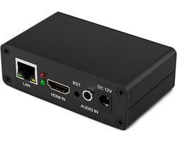 1080P60 HDMI Video Encoder-Support SRT,RTMP,RTSP,RTMPS,UDP,HTTP,HLS,WebRTC,TRTC,Icecast,SHOUTcast,Video coding box,Live Streaming Broadcast for YouTube, Twitch, etc.