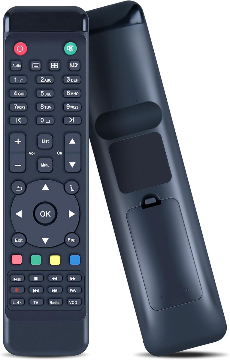 Afstandsbediening, geschikt voor Anadol Multibox AX & Mutant HD51, Mutant HD1200 HD1265 HD500c HD 530cHD1500 AX & Mutant HD60, AX/Maxytec