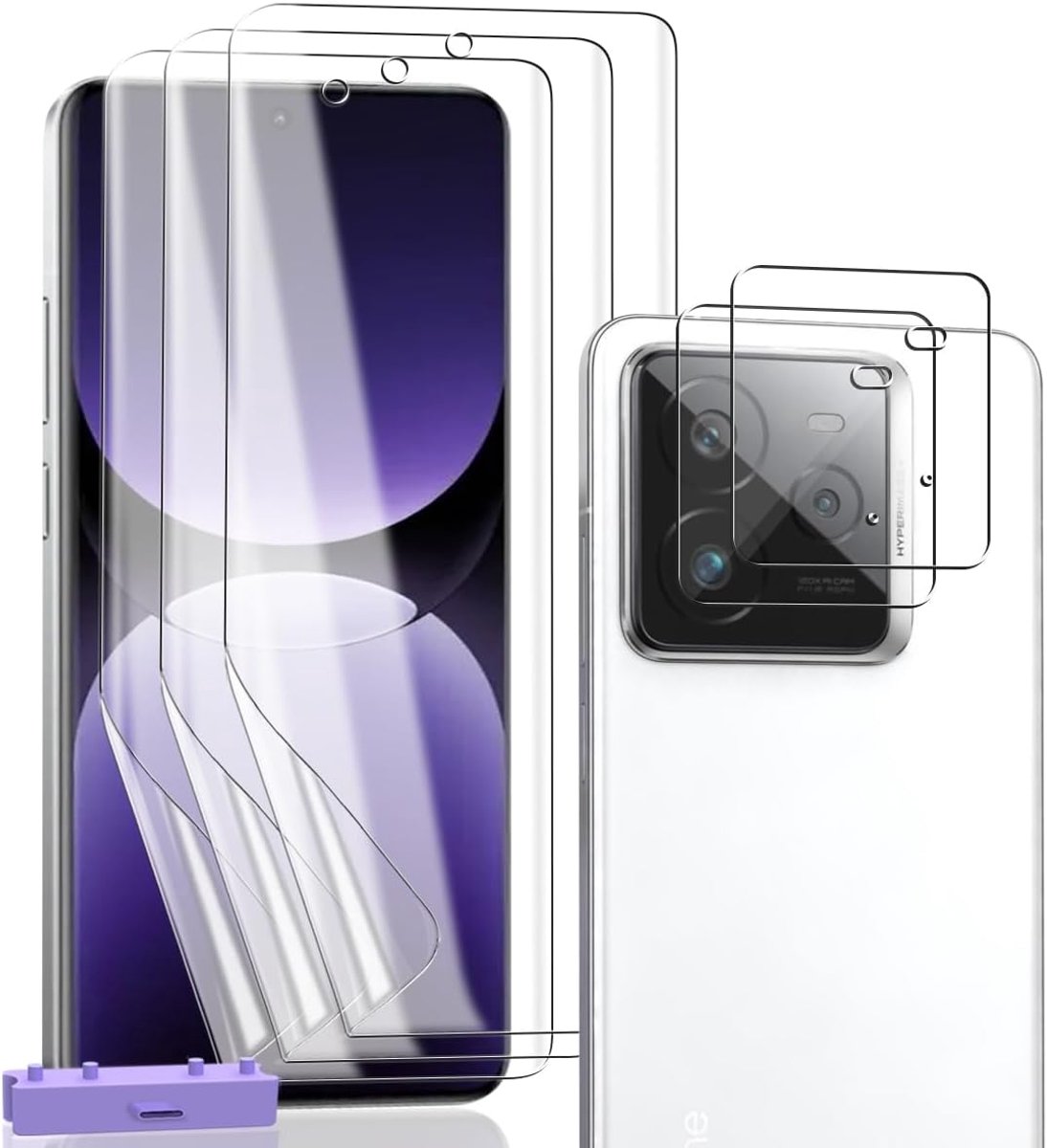 3 + 2 stuks displaybeschermfolie voor Realme GT 7 Pro