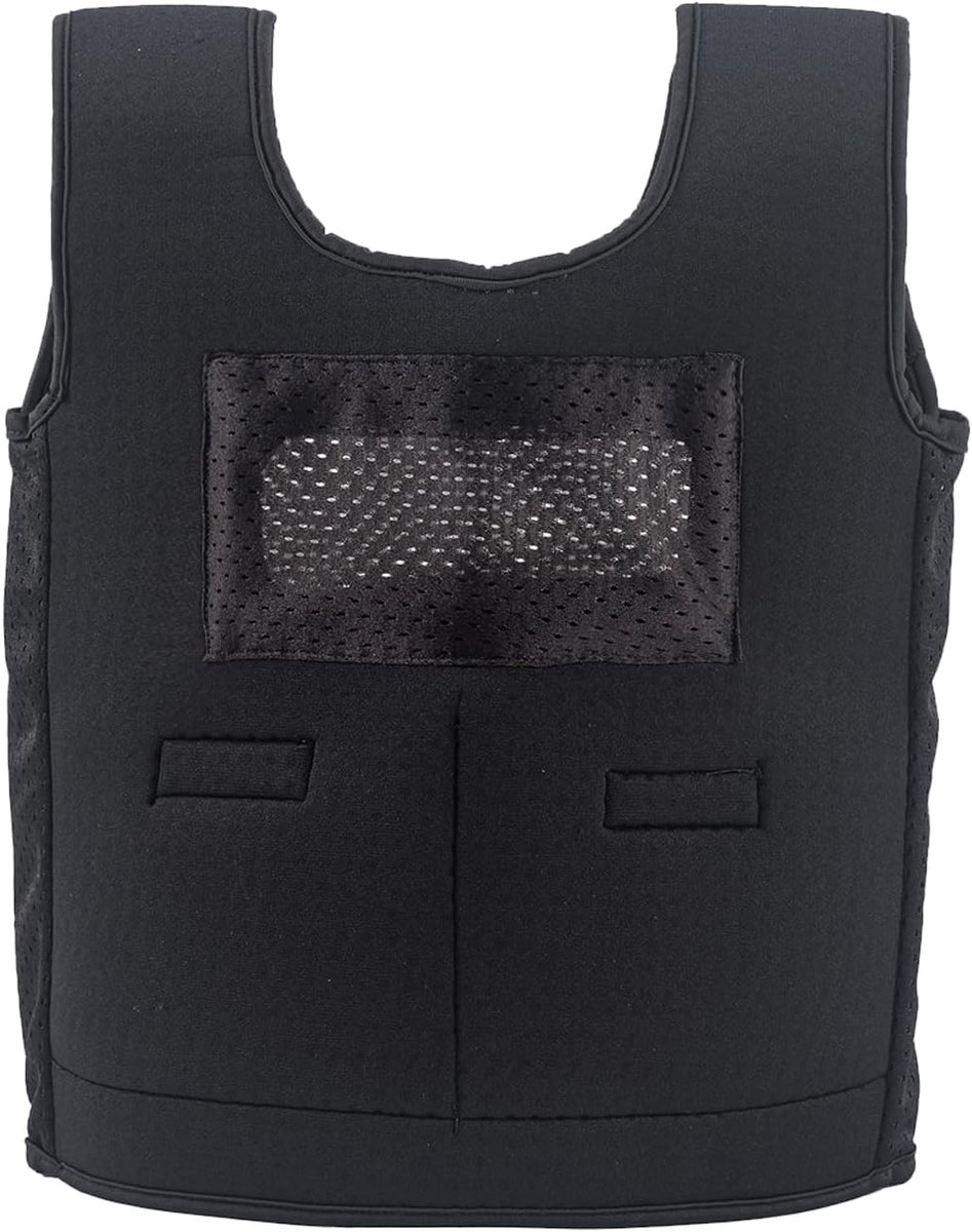 Compressievest voor kinderen van 2 tot 14 jaar, helpt kinderen met ABR, prikkelende overstroming, autisme, ADHD, SPD, SI-stoornis (bevat afneembare gewichten van 1,2 kg)