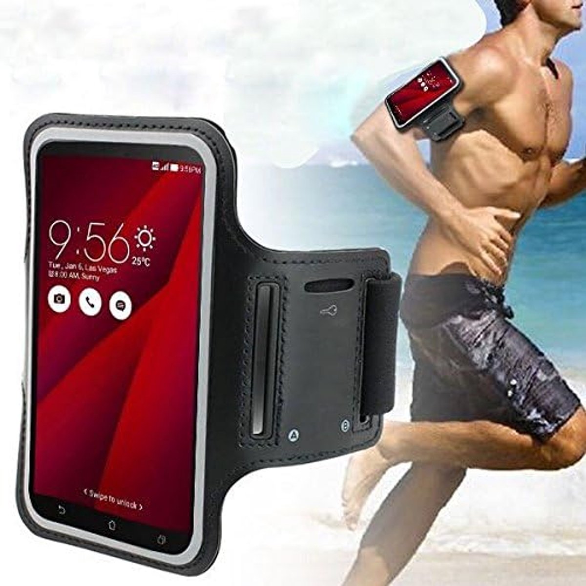 Professionele Cover Neopreen Waterdichte Wraparound Sport met gesp voor Meizu M1-5" - Zwart