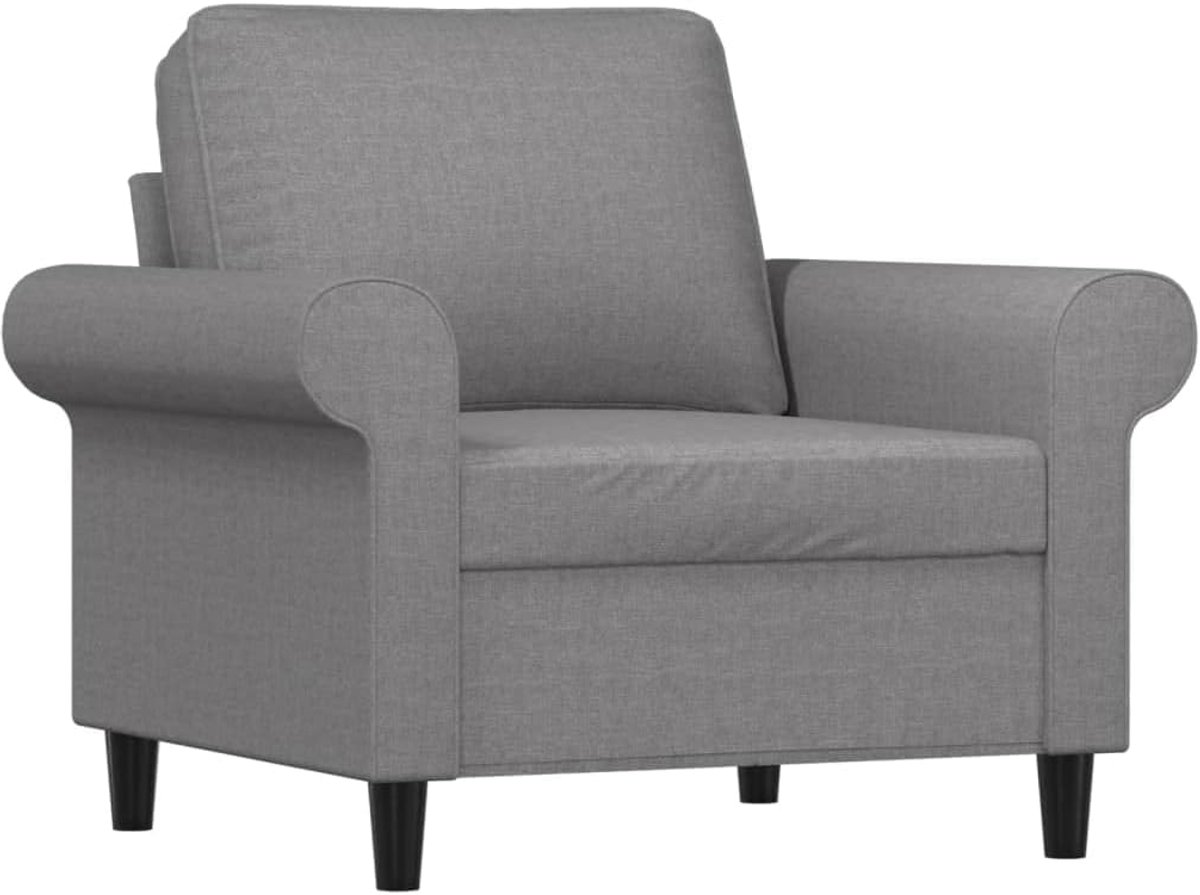 Lichtgrijs 60 cm stof woonkamer bank kantoor bank slaapkamer bank loungebank voor woonkamer, slaapkamer, logeerkamer