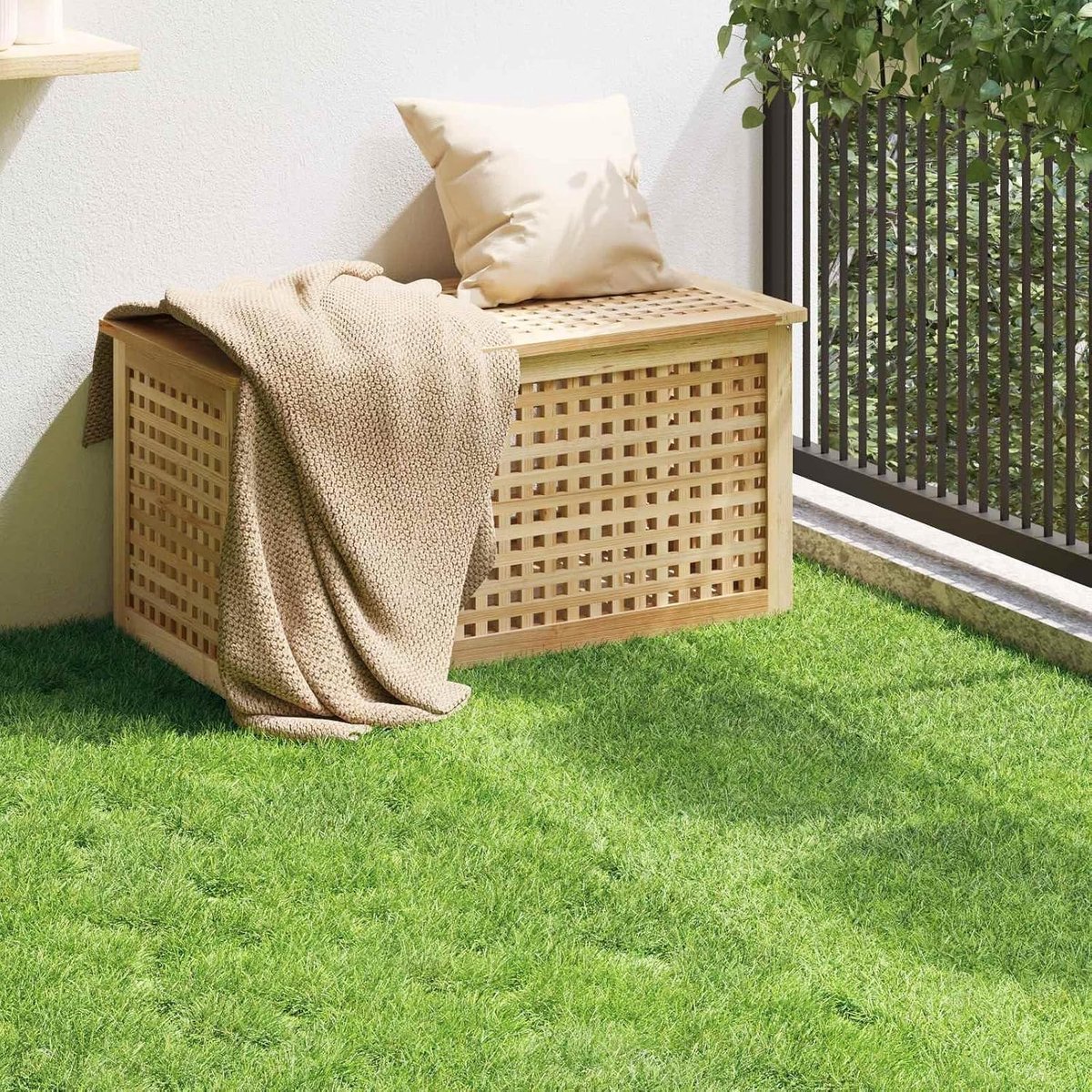 Kunstgras voor tuin, balkon, terras, PP- en PE-vezels, weerbestendig, onderhoudsvriendelijk