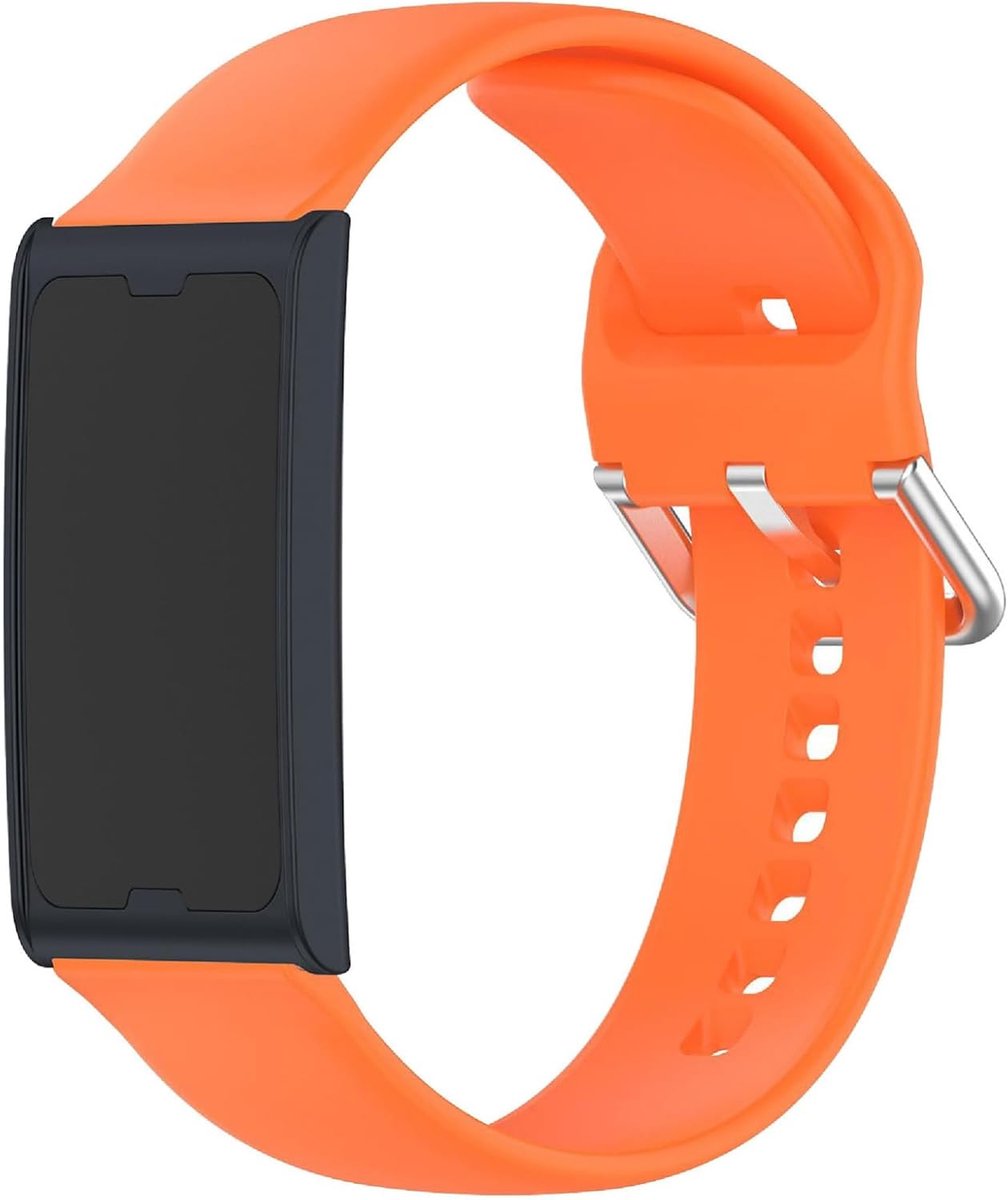 Dailygoods - Zachte Siliconen Horlogeband voor Amazfit Helio Strap, Ademend en Slijtvast
