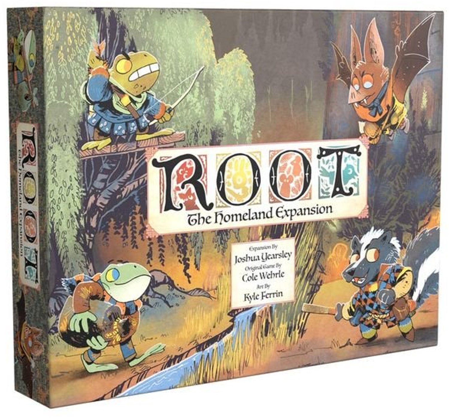 Asmodee bordspel uitbreiding Root The Homeland met nieuwe facties.
