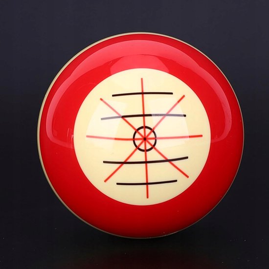 Trainingsbiljartbal 57,2mm - Perfect voor Achtbal & Training — afbeelding 3